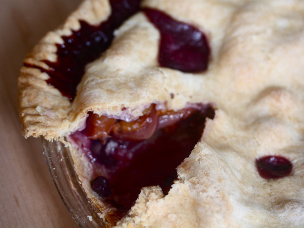 Peach-Blueberry Pie