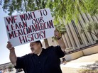 Carlos Galindo protests in support of Tucson's ethnic studies program in May. Carlos Galindo protests in support of Tucson's ethnic studies program in May.