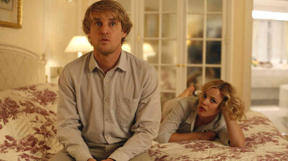 'Midnight In Paris': Owen Wilson, playing the time-traveling hero Gil, wants to write novels instead of movies, much to the horror of his fiancee Inez, played by Rachel McAdams.