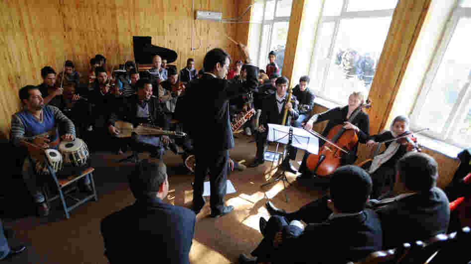 A performance at the Afghan National Institute of Music in November of 2010.