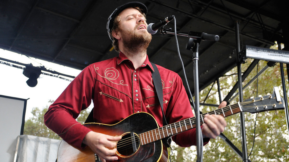 The Icelandic singer-songwriter Mugison performs in Los Angeles. Mugison had one of the most popular songs in his home country this year with "Stingum Af."