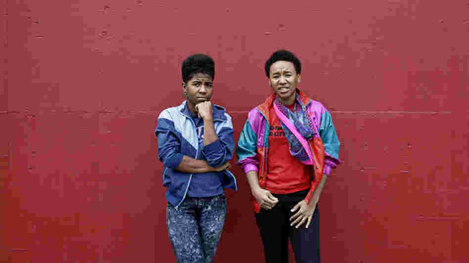 Catherine Harris-White (left) and Stasia Irons make up THEESatisfaction, a hip-hop duo that signed to Sub Pop this July.