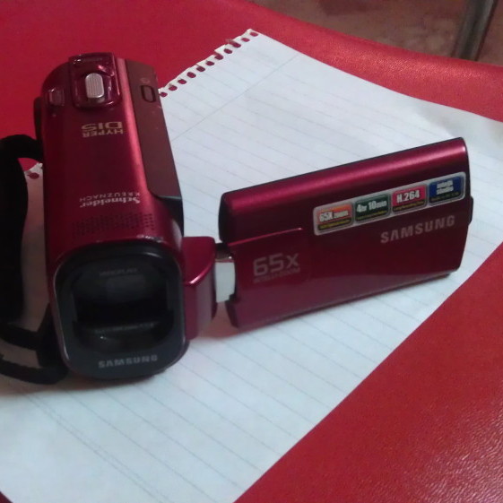 The camera Basil al-Sayed used to record protests before he was shot.