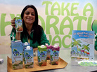 Vita Coco booth at a food show. Vita Coco booth at a food show.