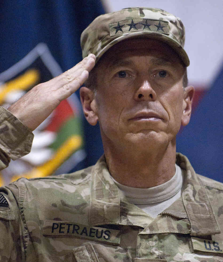 Gen. David Petraeus in Kandahar, Afghanistan, on July 4, 2011.