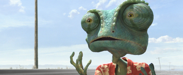 'Rango': After arriving in Dirt, a chameleon (Johnny Depp) re-creates himself as Rango, the sheriff of the crime-ridden desert town.
