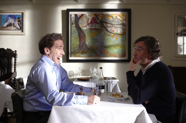 'The Trip': Steve Coogan (right) and his friend Rob Brydon tour Northern England and engage in a battle of competing impressions in the road trip comedy.