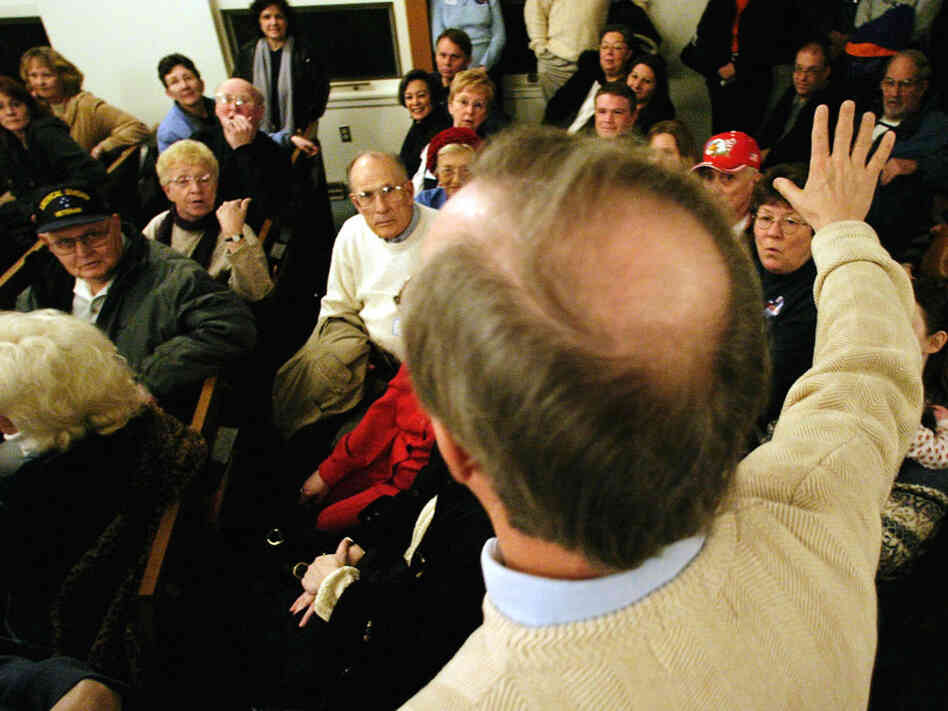 On Jan. 3, Iowans will caucus at 1,774 precincts across the state, in the first contest of the 2012 presidential nominating process. Above, Iowans caucus in 2004 at St. John's United Methodist Church in Des Moines, Precinct 87. 