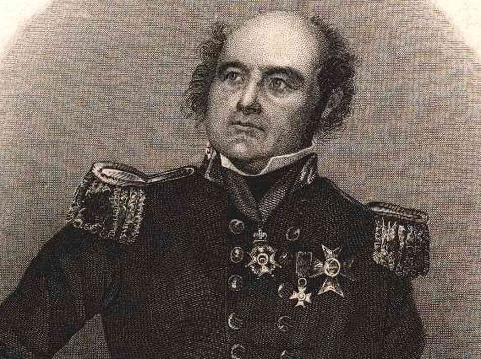 Late 19th century British Arctic explorer Sir John Franklin, who was many things, but not actually a lord. 