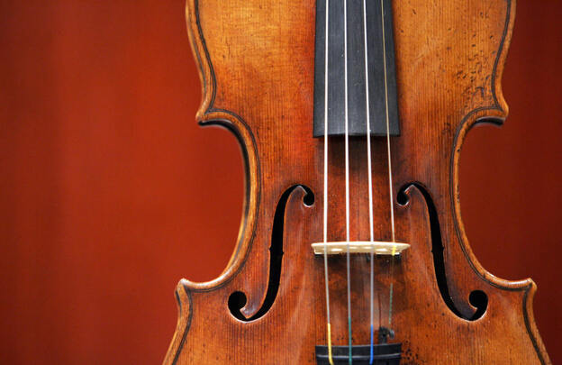 In a double-blind test by professional violinists, most couldn't determine — by sound alone — which violin was an original Stradivarius and which was a modern instrument. Above, a 1729 Stradivari known as the "Solomon, Ex-Lambert."