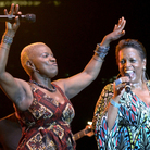 L-R: Lizz Wright, Angelique Kidjo and Dianne Reeves perform at the 2011 Detroit Jazz Festival. L-R: Lizz Wright, Angelique Kidjo and Dianne Reeves perform at the 2011 Detroit Jazz Festival.