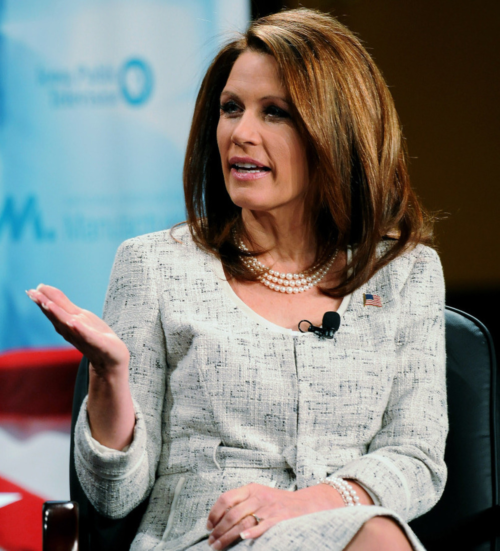 Rep. Michele Bachmann (R-Minn.) in Pella, Iowa, on Nov. 1, 2011.