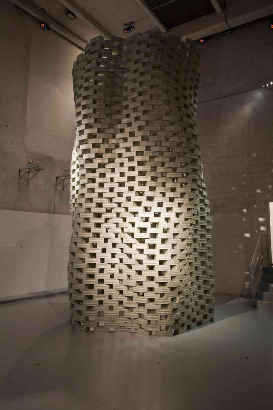 The tower created by the Flight Assembled Architecture project. The tower created by the Flight Assembled Architecture project.