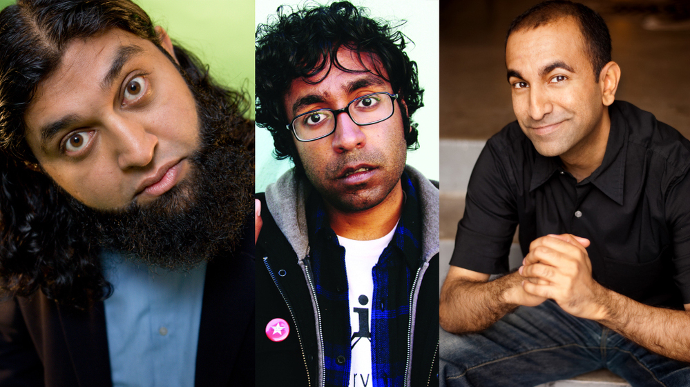Azhar Usman (left), Hari Kondabolu and Rajiv Satyal are heading to India for the Make Chai Not War comedy tour. 