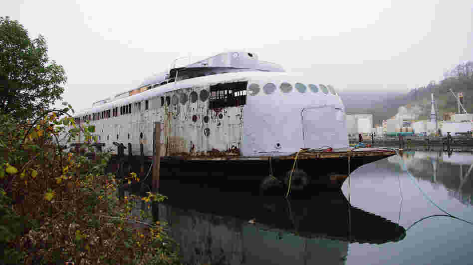 Not Dead Yet: On July 3, 1935, the Kalakala started daily ferry service between Seattle and Bremerton, Wash. Today, it sits unused in a nearby Tacoma dock. Not Dead Yet: On July 3, 1935, the Kalakala started daily ferry service between Seattle and Bremerton, Wash. Today, it sits unused in a nearby Tacoma dock.