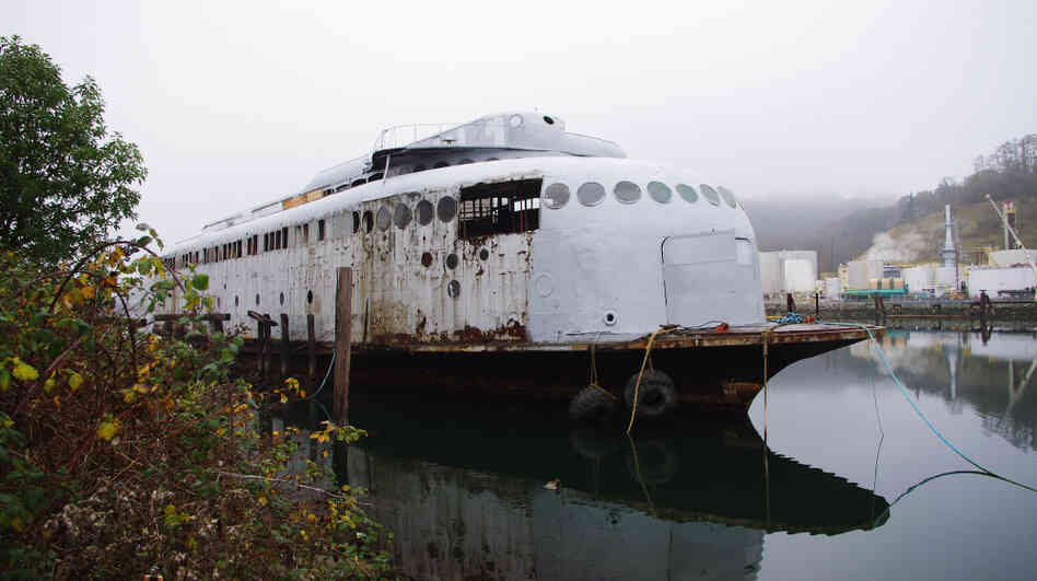 Not Dead Yet: On July 3, 1935, the Kalakala started daily ferry service between Seattle and Bremerton, Wash. Today, it sits unused in a nearby Tacoma dock. Not Dead Yet: On July 3, 1935, the Kalakala started daily ferry service between Seattle and Bremerton, Wash. Today, it sits unused in a nearby Tacoma dock.