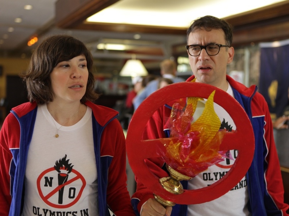 In one episode of Portlandia, Brownstein and Armisen started a grass-roots campaign to prevent the Olympics from ever coming to Portland.