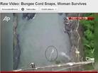 See that oval in the lower center of this image from 9 News (via the AP)? We added that oval to point to Langworthy as she was about to hit the water. See that oval in the lower center of this image from 9 News (via the AP)? We added that oval to point to Langworthy as she was about to hit the water.