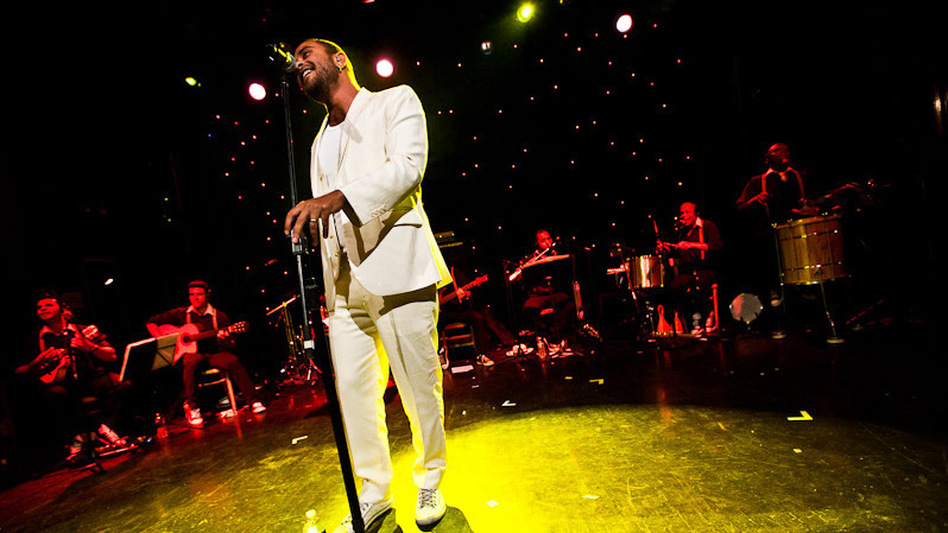 Diogo Nogueira performs during globalFEST at New York City's Webster Hall on Jan. 8.