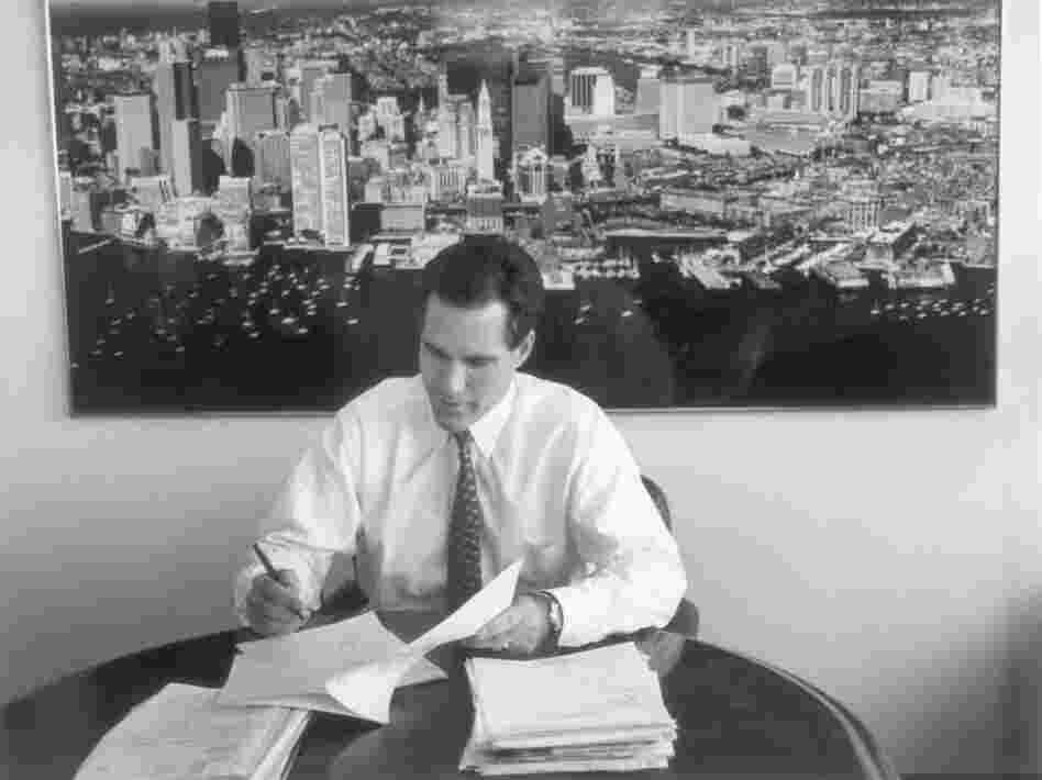 Mitt Romney, when he headed Bain Capital.