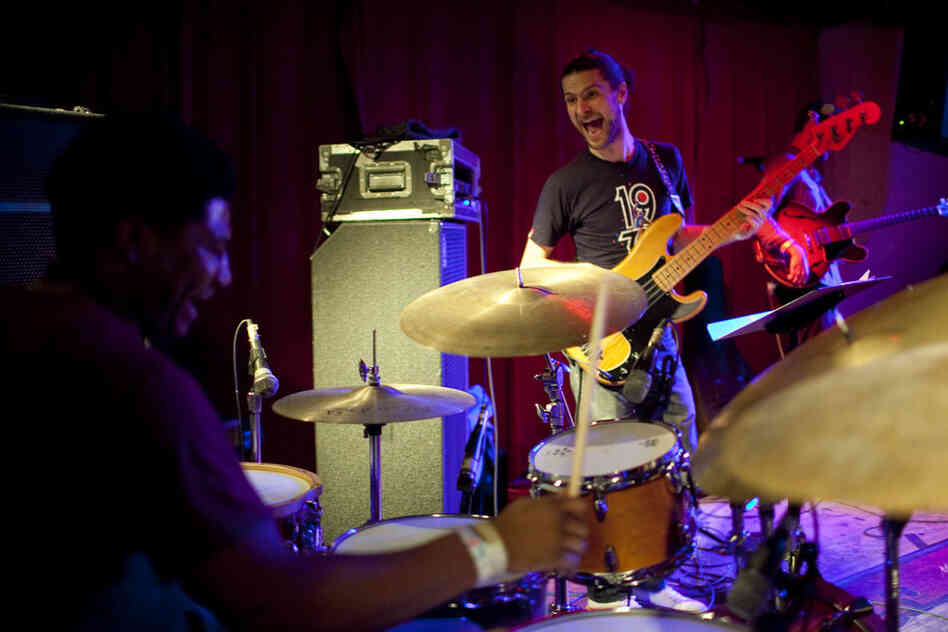 Drummer Justin Brown led a band at Sullivan Hall as part of a Revive Music-curated lineup on Saturday night.