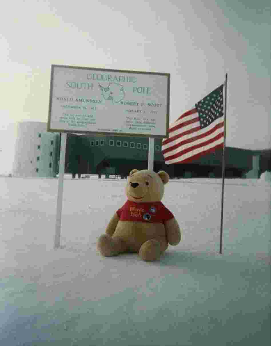 This photo was taken with disposable camera No. 59, which traveled all the way to the South Pole.