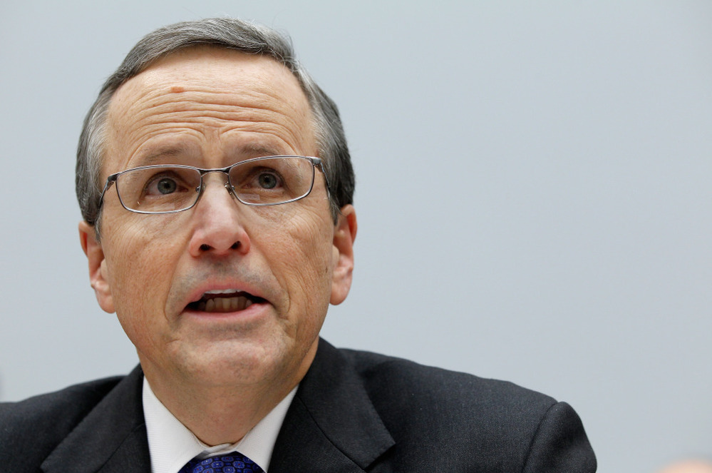 Fannie Mae President and CEO Michael Williams testifies before the House Financial Services Committee's Oversight and Investigations Subcommittee in December.