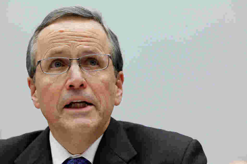 Fannie Mae President and CEO Michael Williams testifies before the House Financial Services Committee's Oversight and Investigations Subcommittee in December.