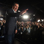 Republican presidential hopeful Mitt Romney greets supporters during a campaign rally in Columbia, S.C., on Wednesday. 