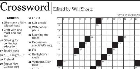 A New York Times crossword puzzle clue asking for a 5-letter word that means A New York Times crossword puzzle clue asking for a 5-letter word that means