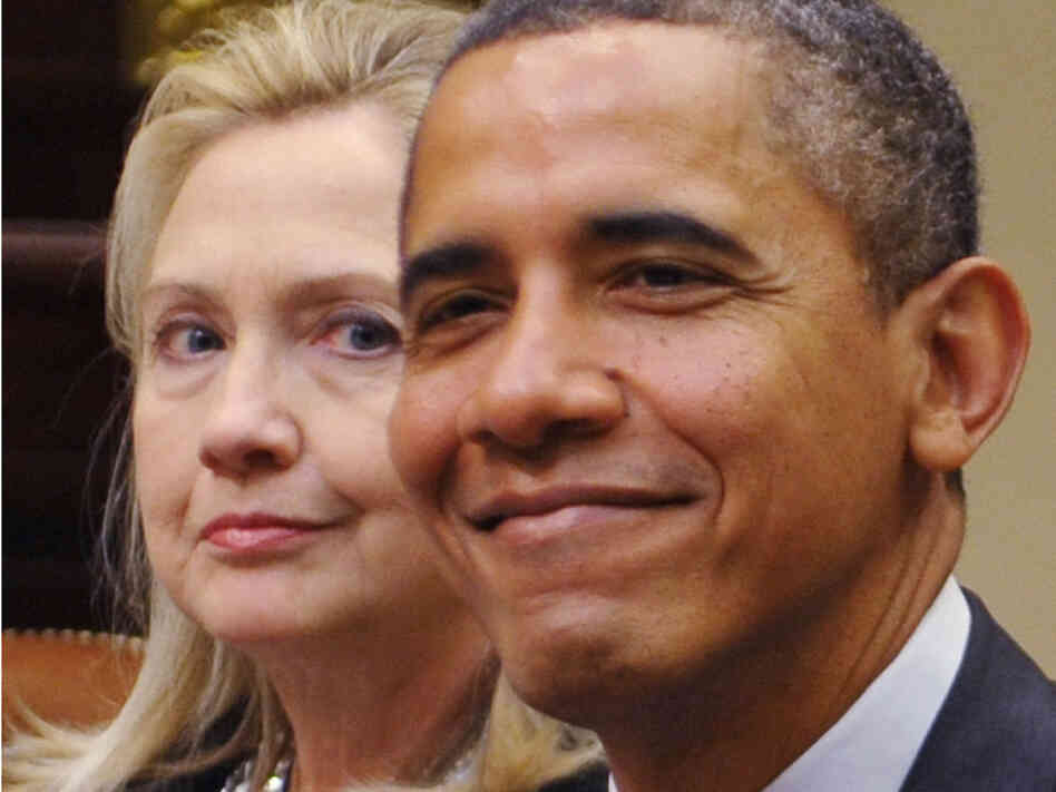 President Barack Obama and Secretary of State Hillary Clinton at the White House in November 2011. President Barack Obama and Secretary of State Hillary Clinton at the White House in November 2011.