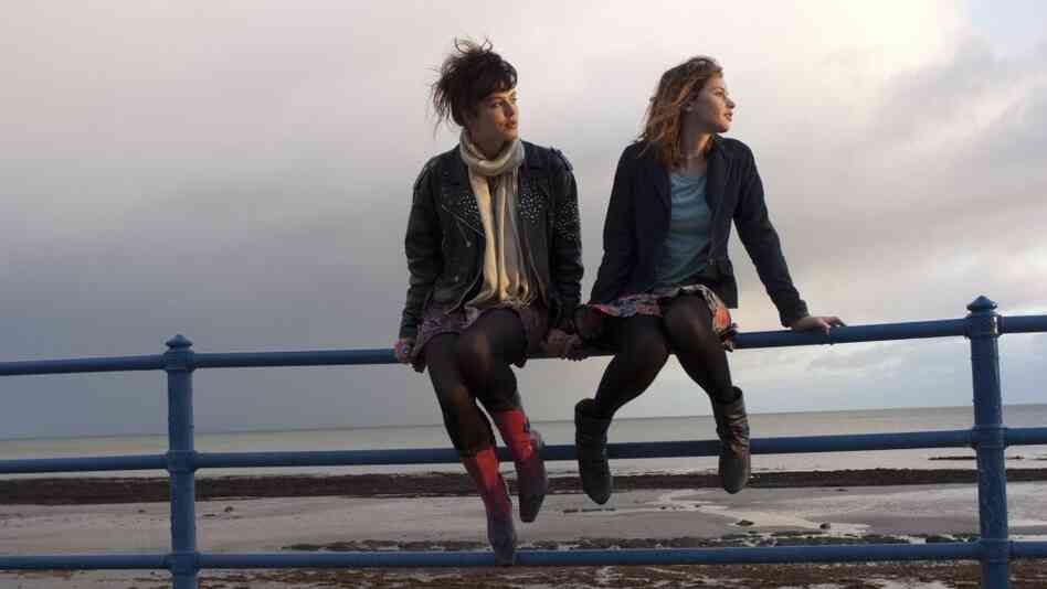 Two Collaborators: Free-spirited teen Emelia (Jessica Brown Findlay, left) becomes fast friends with timid, strait-laced Beth (Felicity Jones, right) in Albatross. Two Collaborators: Free-spirited teen Emelia (Jessica Brown Findlay, left) becomes fast friends with timid, strait-laced Beth (Felicity Jones, right) in Albatross.