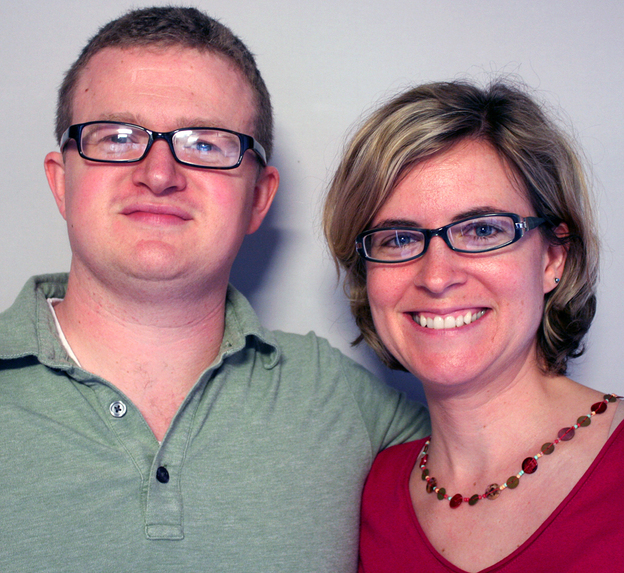 Nathan Hoskins told Sally Evans the story of how his mother tried to scare him out of being gay, during a visit to StoryCorps in Lexington, Ky.