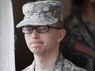Army Pvt. Bradley Manning last month. Army Pvt. Bradley Manning last month.