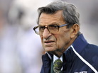 Joe Paterno, during a Penn State game last October. Joe Paterno, during a Penn State game last October.