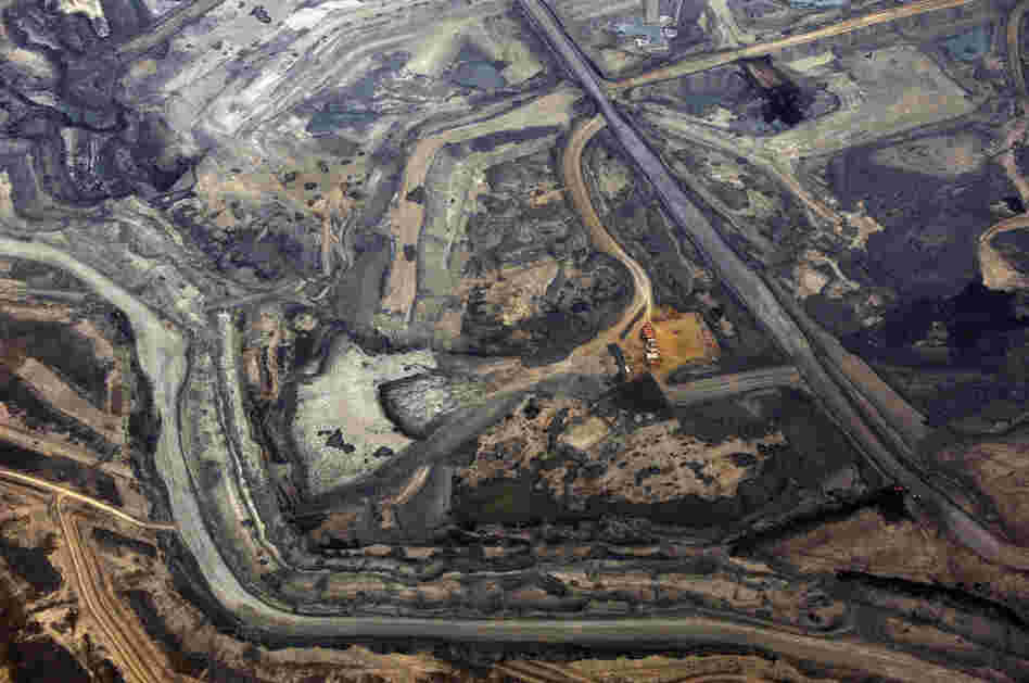 The Syncrude tar sands mine north of Fort McMurray, Alberta, is seen in November. Alberta's tar sands would supply the oil for the prospective Keystone XL pipeline. The Syncrude tar sands mine north of Fort McMurray, Alberta, is seen in November. Alberta's tar sands would supply the oil for the prospective Keystone XL pipeline.