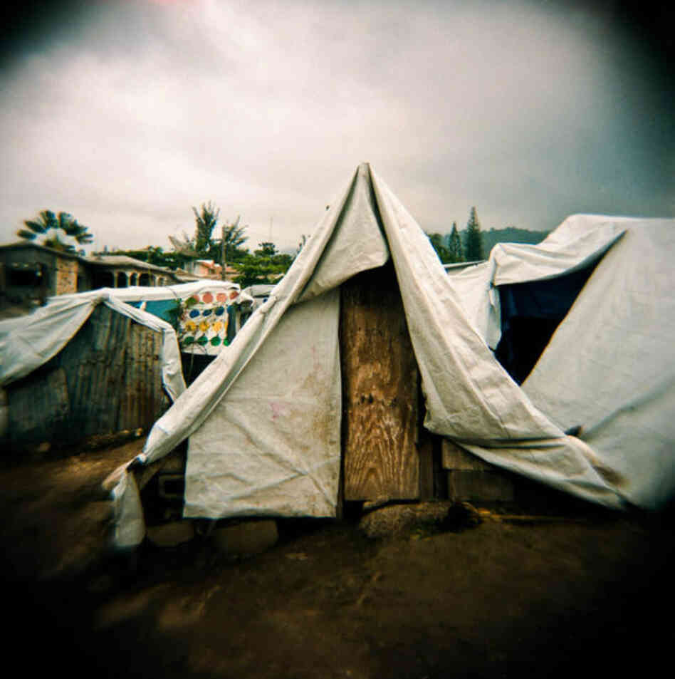 Some of these photos were taken around a tent community in Peguyville, Port-au-Prince. 