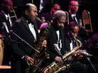 Benny Golson (left) and Frank Wess. Benny Golson (left) and Frank Wess.