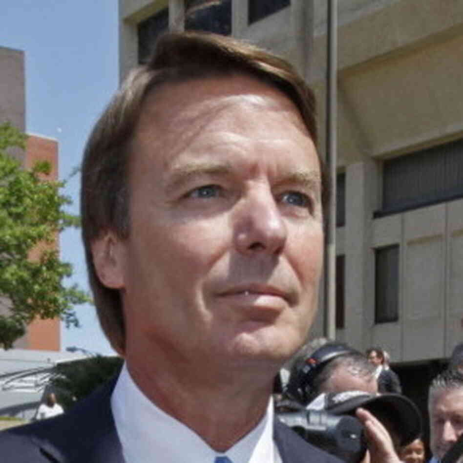 John Edwards after his indictment last June. John Edwards after his indictment last June.
