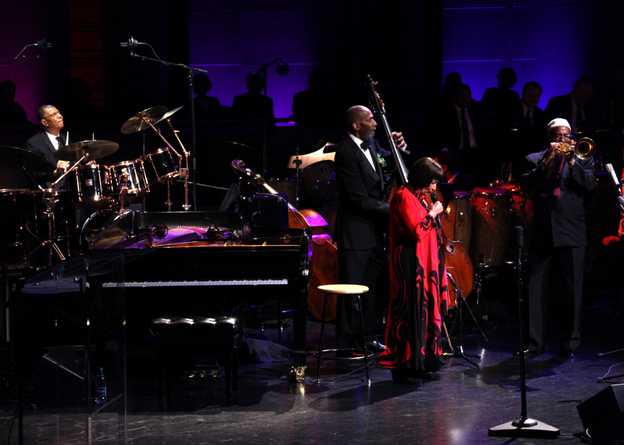 L-R: Jack DeJohnette, Ron Carter, Sheila Jordan, Jimmy Owens.