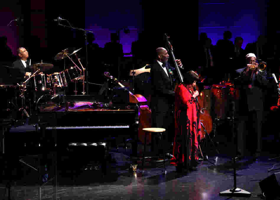 L-R: Jack DeJohnette, Ron Carter, Sheila Jordan, Jimmy Owens.