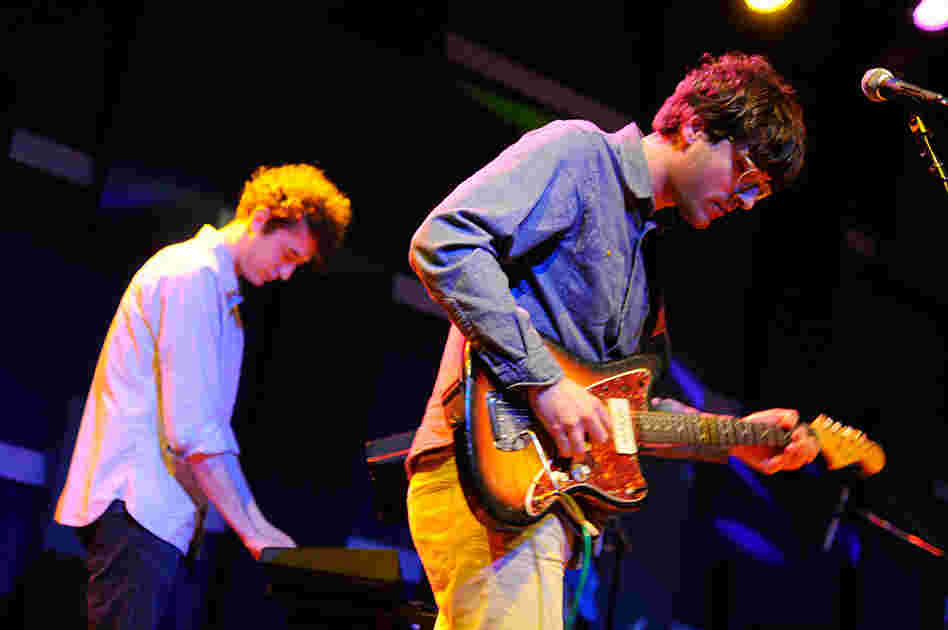 Real Estate guitarist Matt Mondanile (right) also records as Ducktails.