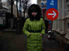 A street scene in Ekaterinburg, Russia.
