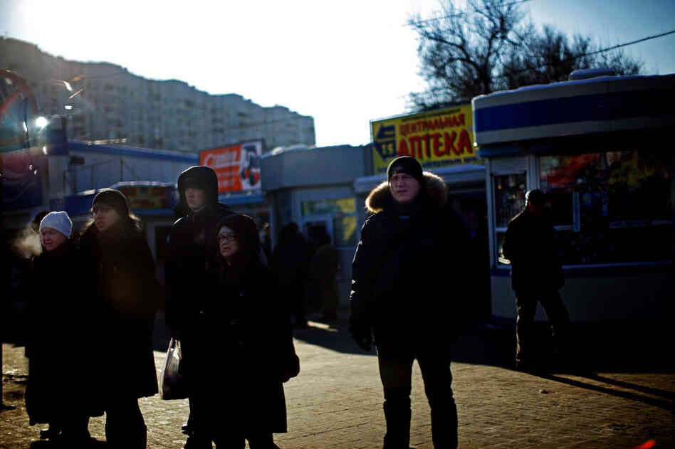 NPR photographer David Gilkey compiled a set of images featuring street scenes echoing the strength and self-assuredness of the Russian people and culture.