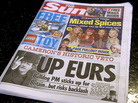 British tabloids such as The Sun are known for being brash, cheeky and salacious. British tabloids such as The Sun are known for being brash, cheeky and salacious.
