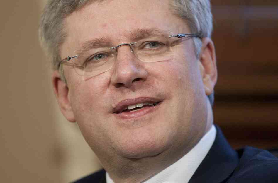 Canadian Prime Minister Stephen Harper.