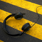Beware of tuning out while crossing the street.