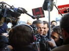 Former Utah Gov. Jon Huntsman was surrounded by members of the media during a campaign stop earlier this month in Dover, N.H. Former Utah Gov. Jon Huntsman was surrounded by members of the media during a campaign stop earlier this month in Dover, N.H.