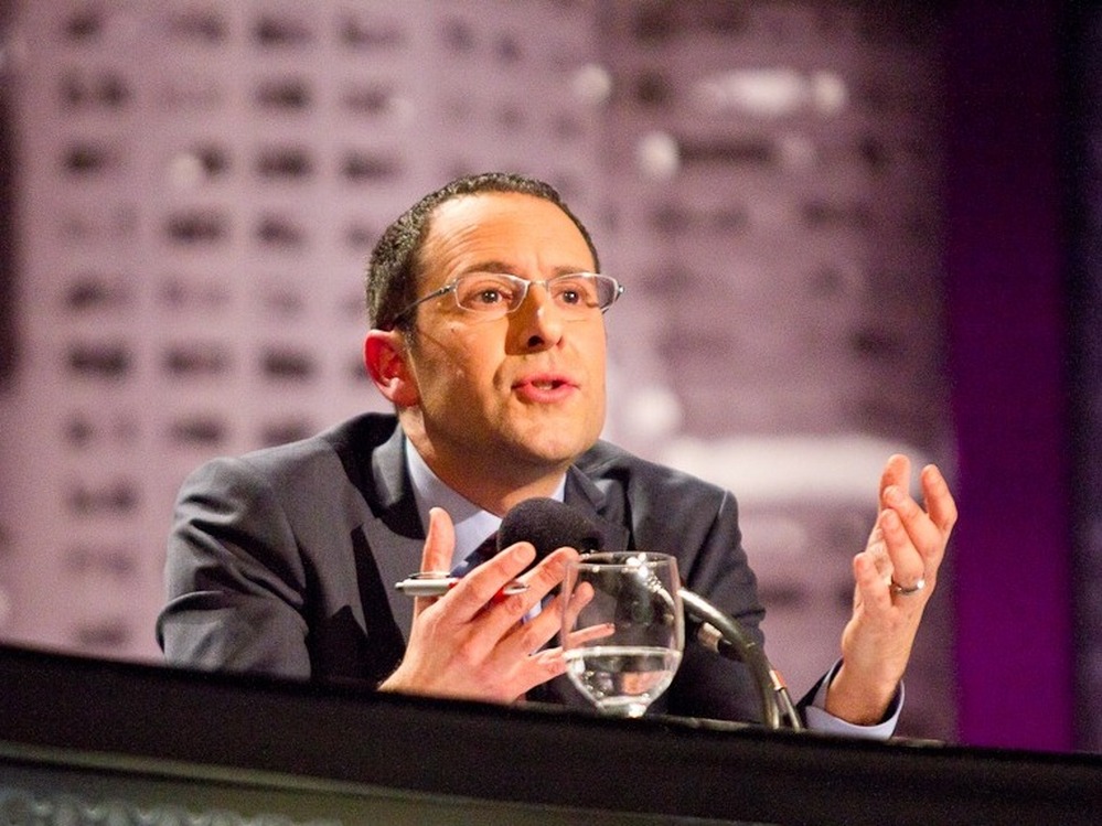 Daniel Levy, a former Israeli government negotiator, argues for the motion "The U.N. Should Admit Palestine As A Full Member State" at a Jan. 10 Intelligence Squared U.S. debate.