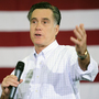 Republican presidential hopeful Mitt Romney at a campaign rally in Florence, S.C., earlier today (Jan. 17, 2012). 
